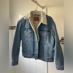 Levi’s Jean Jacket with Sherpa lining
